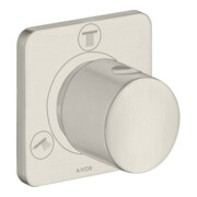 hansgrohe Fertigmontageset Trio/Quattro UP-Ab- u. Umstellventil, Edelstahl-Optik