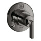 hansgrohe Fertigmontageset Trio/Quattro UP-Ab- + Um-V, m Hebel, pol. bla vc-1