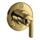 hansgrohe Fertigmontageset Trio/Quattro UP-Ab- + Um-V, m Hebel, pol. gol opt-1