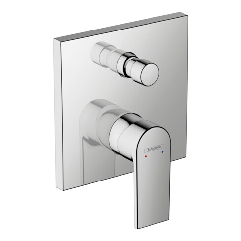 hansgrohe Fertigmontageset Vernis Shape UP-Wannen-Einhebelmischer, m int. Sich.Kombi, chrom