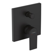 hansgrohe Fertigmontageset Vernis Shape UP-Wannen-Einhebelmischer, mattschwarz