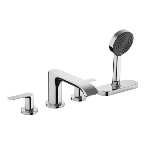 hansgrohe Fertigmontageset Vivenis 4-L-BW-Rand-Arm., mit sBox, chrom