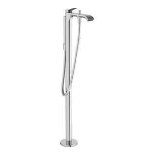 hansgrohe Fertigmontageset Vivenis Wannen-Einhebelmischer, bodenstehend, chrom