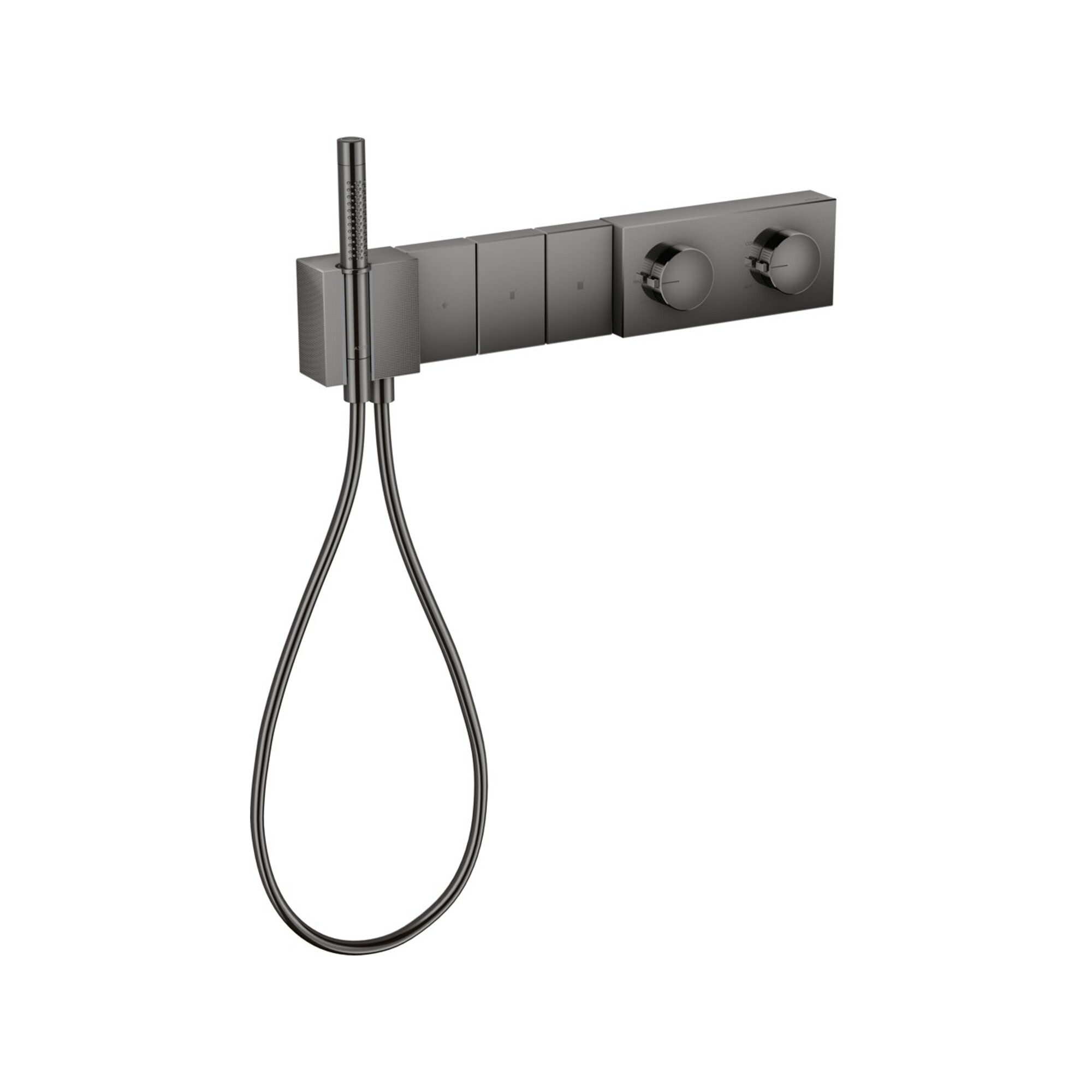 hansgrohe Fertigmotageset Sel. Axor Edge UP-Thermostat, 3 Verb, Dia.Schl, pol. bla vc
