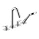 hansgrohe Fertigset Axor Citterio 4-Loch Wannenrandarmatur 135mm chrom