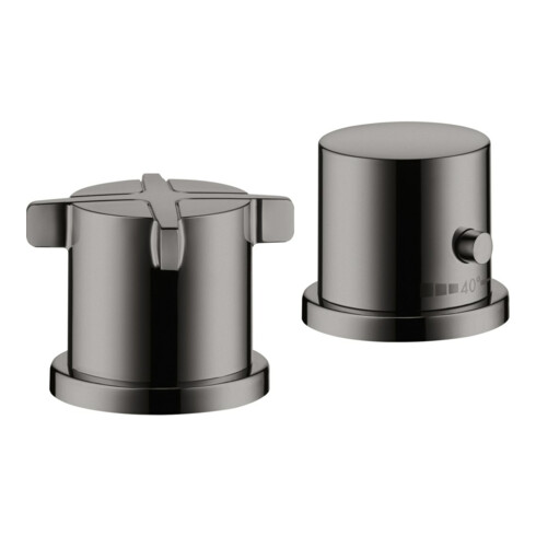 hansgrohe Fertigset Axor Citterio E 2-L-BW-Rand-Arm., m Thermostat, pol. bla vc