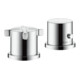hansgrohe Fertigset Axor Citterio E 2-L-BW-Rand-Arm., mit Thermostat, chrom-1
