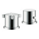 hansgrohe Fertigset Axor Citterio E 2-L-BW-Rand-Arm., mit Thermostat, chrom-3