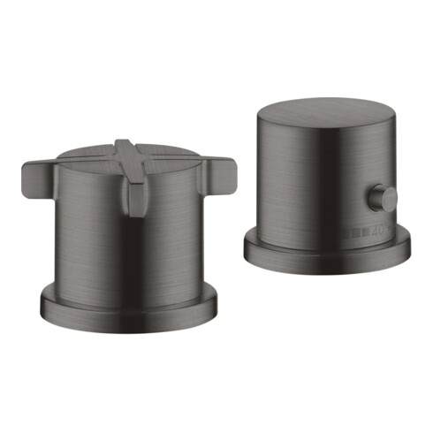 hansgrohe Fertigset Axor Citterio E 2-L-W-Ran-Arm, m Thermostat, brush. bla vc