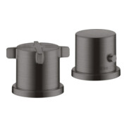 hansgrohe Fertigset Axor Citterio E 2-L-W-Ran-Arm, m Thermostat, brush. bla vc