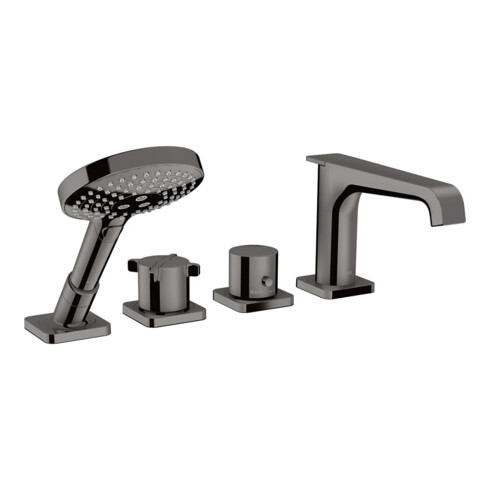 hansgrohe Fertigset Axor Citterio E 4-L-BW-Rand-Arm., m Thermostat, pol. bla vc