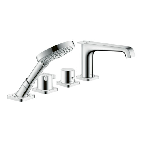 hansgrohe Fertigset Axor Citterio E 4-L-Fliesenrd.-Arm., m Thermostat, chrom