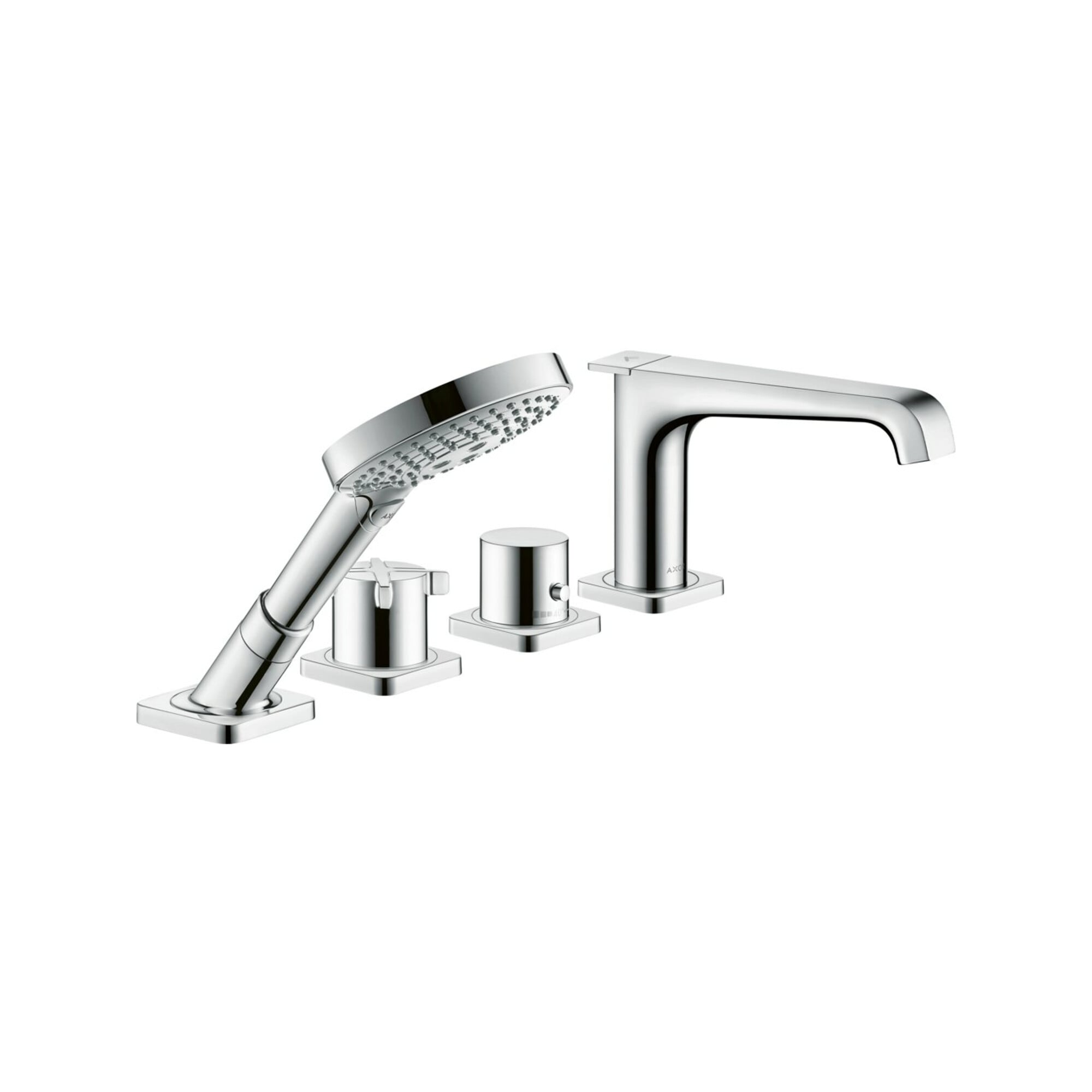 hansgrohe Fertigset Axor Citterio E 4-L-Fliesenrd.-Arm., m Thermostat, chrom