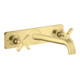 hansgrohe Fertigset Axor Citterio E UP-3-Loch-Waschtischarmatur, A 220mm, Pl., brush. br-1