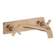 hansgrohe Fertigset Axor Citterio E UP-3-Loch-Waschtischarmatur, A 220mm, Pl, brush. r gol-1