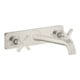 hansgrohe Fertigset Axor Citterio E UP-3-Loch-Waschtischarmatur, A 220mm, Pl, ED-1