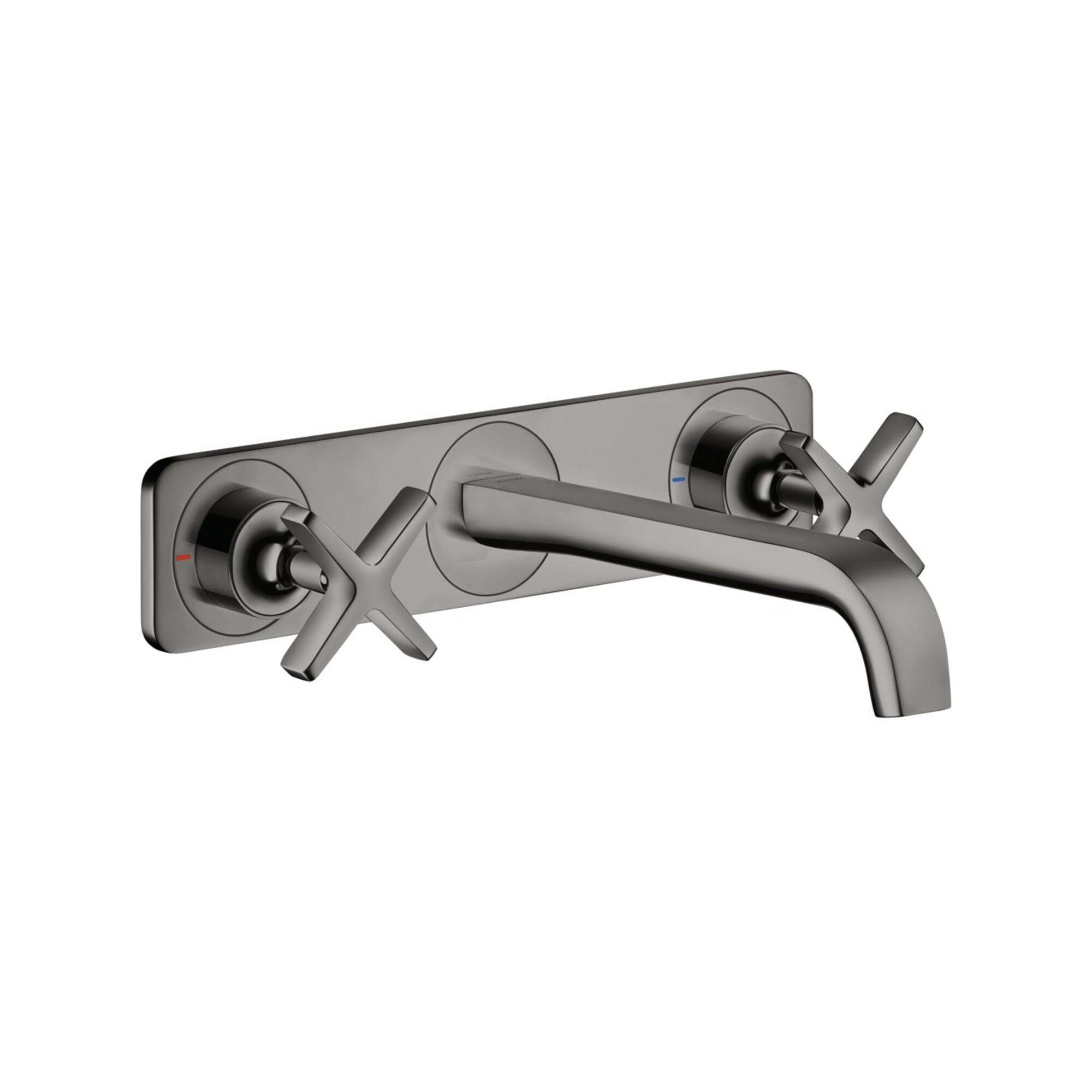 hansgrohe Fertigset Axor Citterio E UP-3-Loch-Waschtischarmatur, A 220mm, Pl., pol. bla vc
