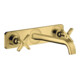 hansgrohe Fertigset Axor Citterio E UP-3-Loch-Waschtischarmatur, A 220mm, Pl, pol. gol opt-1