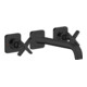 hansgrohe Fertigset Axor Citterio E UP-3-Loch-Waschtischarmatur, A 220mm, Roset., matt-sw-1