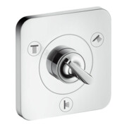 hansgrohe Fertigset Axor Citterio E UP-Ab- u. Umstellventil 120x120mm, chrom