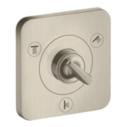 hansgrohe Fertigset Axor Citterio E UP-Ab- + Um-V 120x120mm, brush. ni.