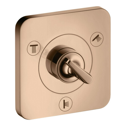 hansgrohe Fertigset Axor Citterio E UP-Ab- + Um-V 120x120mm, pol. r gol