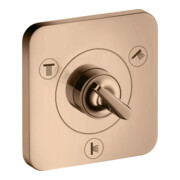 hansgrohe Fertigset Axor Citterio E UP-Ab- + Um-V 120x120mm, pol. r gol