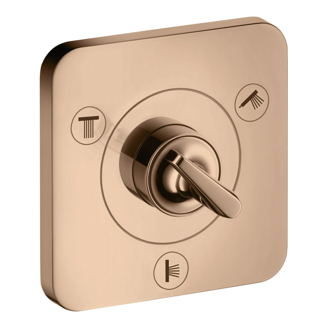 hansgrohe Fertigset Axor Citterio E UP-Ab- + Um-V 120x120mm, pol. r gol