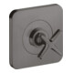 hansgrohe Fertigset Axor Citterio E UP-Absperrvtl. 120x120mm, brush. bla vc-1