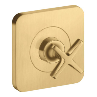 hansgrohe Fertigset Axor Citterio E UP-Absperrvtl. 120x120mm, brush. gol opt