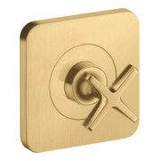 hansgrohe Fertigset Axor Citterio E UP-Absperrvtl. 120x120mm, brush. gol opt