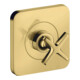 hansgrohe Fertigset Axor Citterio E UP-Absperrvtl. 120x120mm, pol. gol optic-1