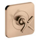 hansgrohe Fertigset Axor Citterio E UP-Absperrvtl. 120x120mm, pol. red gold-1