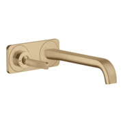 hansgrohe Fertigset Axor Citterio E UP-EHM, A 221mm, m Pin-Griff, Pl, b bron
