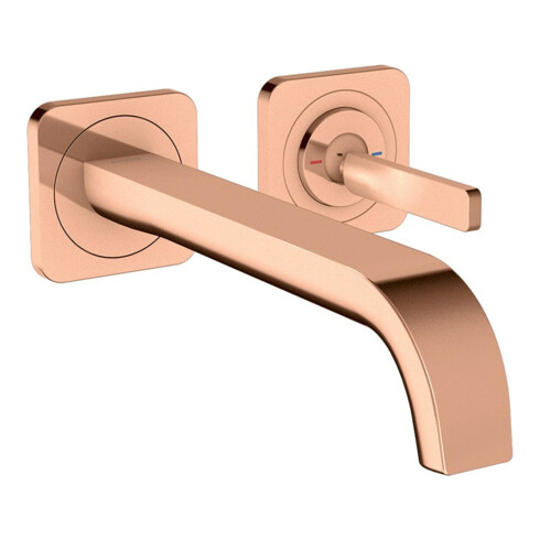 hansgrohe Fertigset Axor Citterio E UP-EHM, A 221mm, m Pin-Griff, Ros, po r