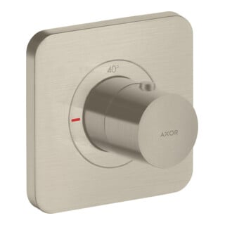 hansgrohe Fertigset Axor Citterio E UP-Thermostat 120x120mm, brushed nickel