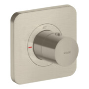 hansgrohe Fertigset Axor Citterio E UP-Thermostat 120x120mm, brushed nickel