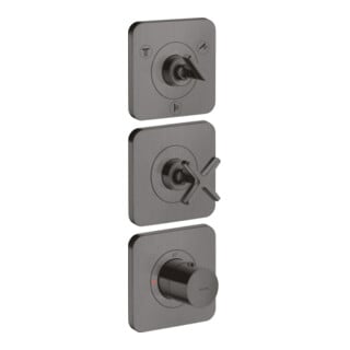 hansgrohe Fertigset Axor Citterio E UP-Thermostat 380/120, m Ros, brush. bla vc