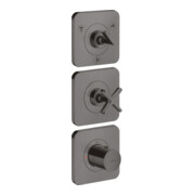 hansgrohe Fertigset Axor Citterio E UP-Thermostat 380/120, m Ros, brush. bla vc