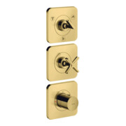 hansgrohe Fertigset Axor Citterio E UP-Thermostat 380/120, m Ros, pol. gol opt