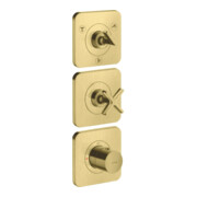 hansgrohe Fertigset Axor Citterio E UP-Thermostat 380/120, m Roset., brush. br