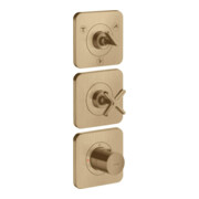 hansgrohe Fertigset Axor Citterio E UP-Thermostat 380/120, m Roset., brush. bron