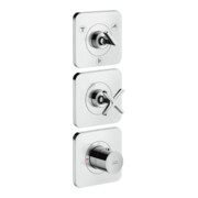 hansgrohe Fertigset Axor Citterio E UP-Thermostat. 380/120, m Roset., chrom