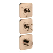 hansgrohe Fertigset Axor Citterio E UP-Thermostat 380/120, m Roset., pol. r gol