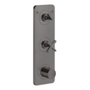 hansgrohe Fertigset Axor Citterio E UP-Thermostat 380x120mm, m Pl, brush. bla vc