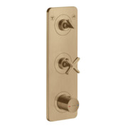 hansgrohe Fertigset Axor Citterio E UP-Thermostat 380x120mm, m Pl., brush. bron
