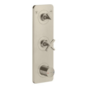 hansgrohe Fertigset Axor Citterio E UP-Thermostat 380x120mm, m Pl., brush. ni.