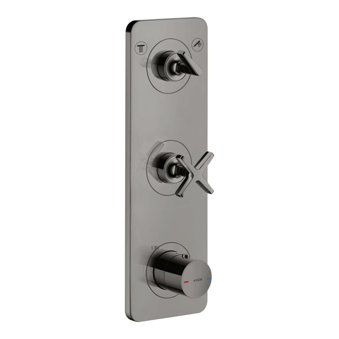 hansgrohe Fertigset Axor Citterio E UP-Thermostat 380x120mm, m Pl., pol. bla vc