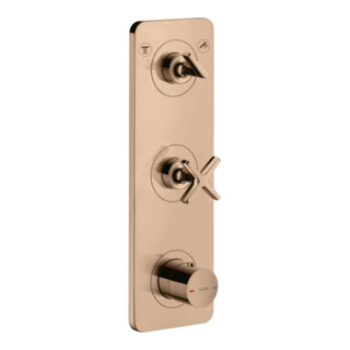 hansgrohe Fertigset Axor Citterio E UP-Thermostat 380x120mm, m Pl., pol. r gol
