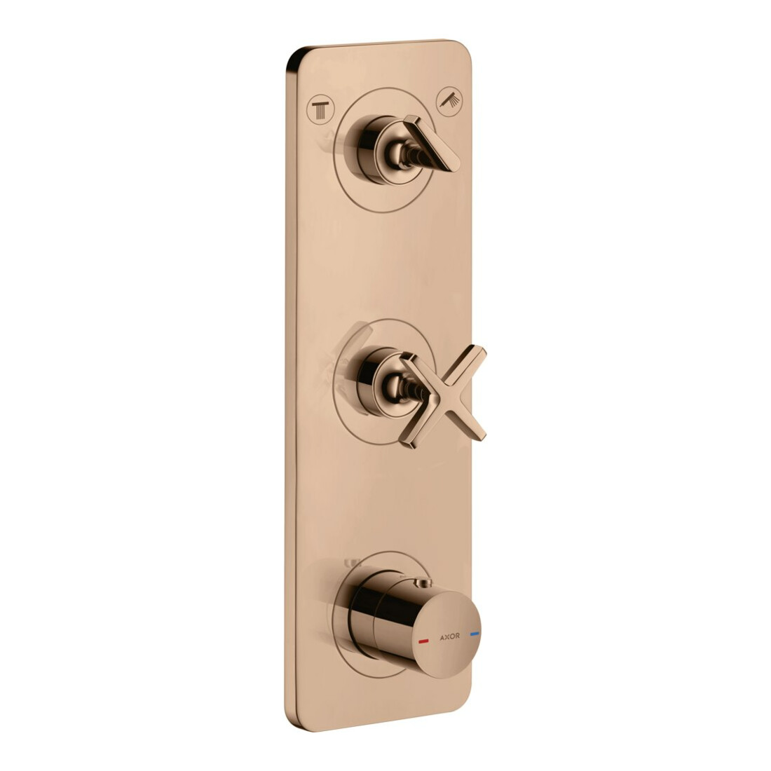 hansgrohe Fertigset Axor Citterio E UP-Thermostat 380x120mm, m Pl., pol. r gol